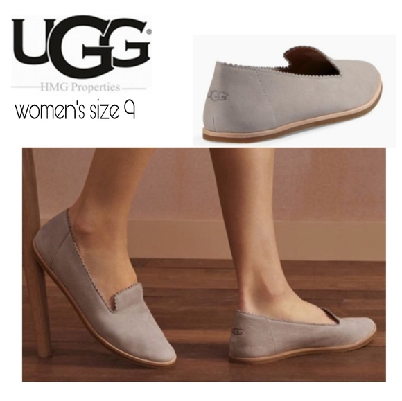 Pndpy UGG vista nubuck slip in flat. Sz 9. NWT - Picture 2 of 6